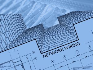 Commercial Building for a Network Wiring Installation
