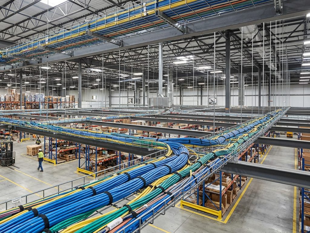 Network Wiring for Industrial Warehouses